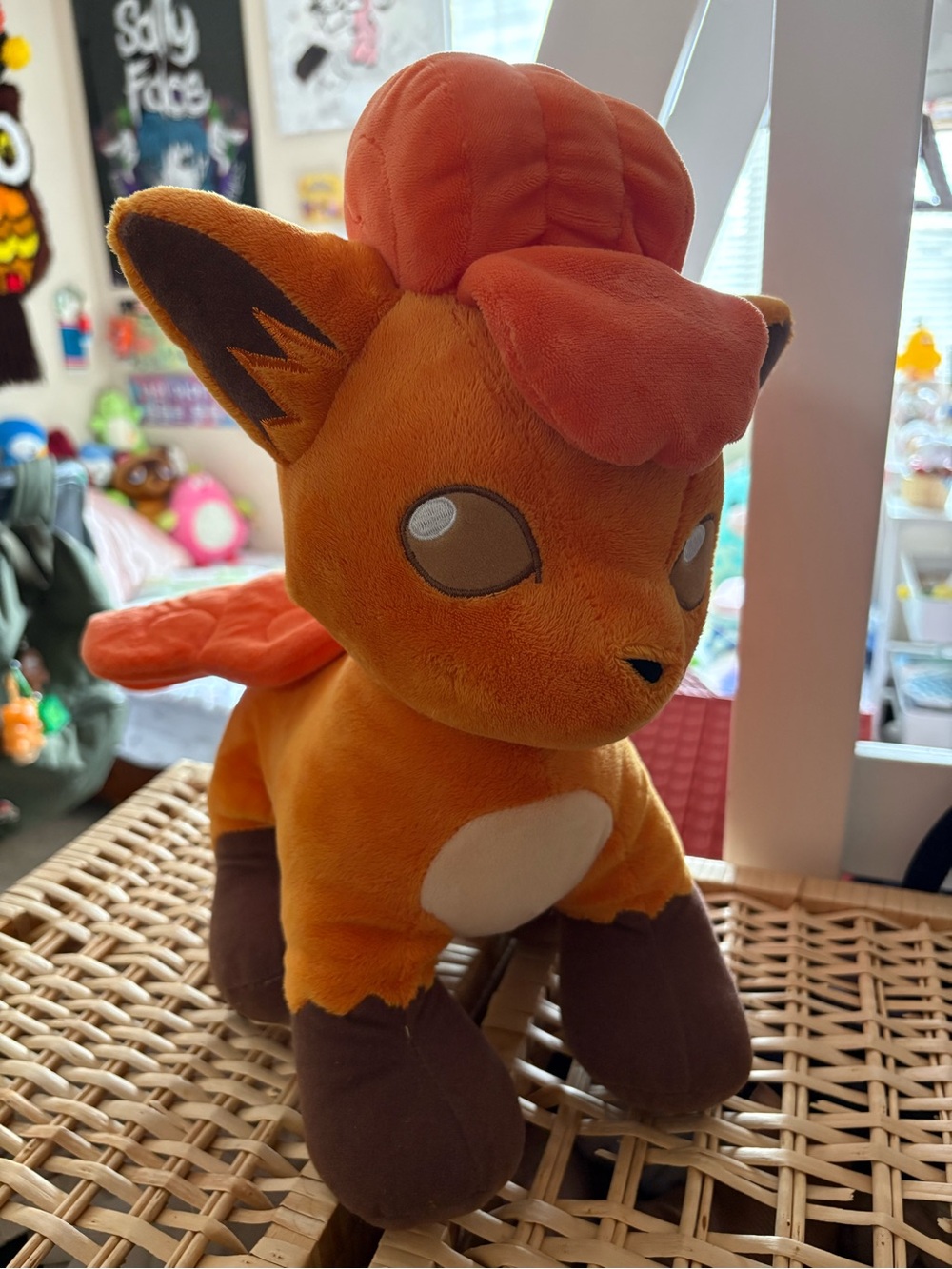 Build-a-Bear BAB Pokemon Vulpix Plush Orange Fox Stuffed Animal